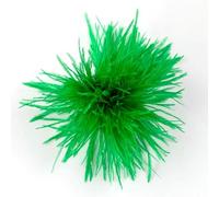 Retro Classic Ostrich Brooche Premium Feather Lapel Pins Womens Feathers Brooch for Cloth Dresses Jewelry Accessory Crafts Pluma-Grass Green