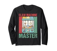 Retro Claw Machine Master Crane Game Long Sleeve T-Shirt