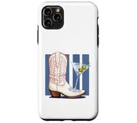 Retro Coastal Cowgirl Boot Martini Olive Cocktail Women Case for iPhone 11 Pro Max