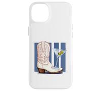 Retro Coastal Cowgirl Boot Martini Olive Cocktail Women Case for iPhone 14 Plus