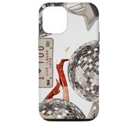 Retro Coastal Cowgirl & Martini Cocktail Disco Ball Collage Case for iPhone 12/12 Pro