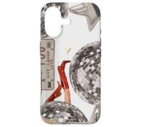 Retro Coastal Cowgirl & Martini Cocktail Disco Ball Collage Case for iPhone 17