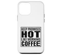 Retro Coffee Humor for Couples Keep Promises Hot Like Coffee Case for iPhone 12 mini