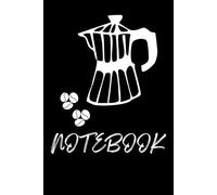 Retro Coffee Pot: 6X9 BLANK LINED NOTEBOOK/JOURNAL