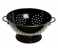 Retro Colander Stainless Steel Enamel Drainer Pasta Salad Size Assorted Dia.
