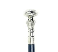 Retro Collection's Walking Stick Gentlemen Classic Style Brass and Nickel Plated Waist Design and other heads