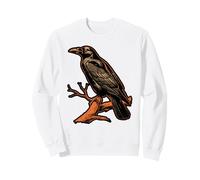 Retro Colorful Birds in a Row Sweatshirt