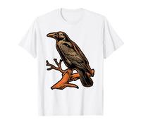 Retro Colorful Birds in a Row T-Shirt