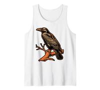 Retro Colorful Birds in a Row Tank Top