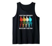 Retro Colorful Scottish Kilt Swagger Kilts Do It Better Tank Top