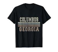 Retro Columbus Georgia Value Graphic T-Shirt, Men, Black, M