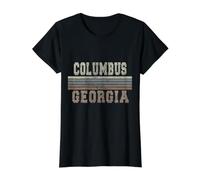 Retro Columbus Georgia Value Graphic T-Shirt, Women, Black, XL