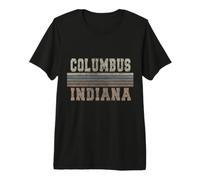 Retro Columbus Indiana Premium T-Shirt