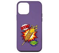 Retro Comic Book Pop Art Corn Dog Boom Pow Case for iPhone 12 mini