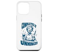 Retro Completely Unhinged Psycho Lady Wine Knife Dark Humor Case for iPhone 12 Pro Max