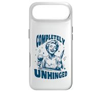 Retro Completely Unhinged Psycho Lady Wine Knife Dark Humor Case for iPhone Air