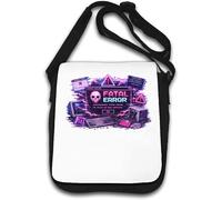 Retro Computer Fatal System Error Shoulder Bag White