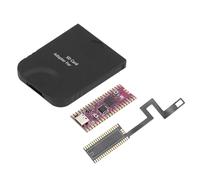 Retro Console Development Board, FPC Flex Cable, USB C Interface, Portable Storage Card Reader, Easy Soldering, Avoid Interference for DOL 001 (Black)