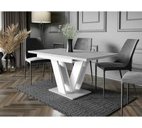 Retro Container Store Extendable Dining Table 4-6 Seater MASIV Concrete Grey White