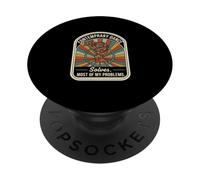 Retro Contemporary Dance Solves Most Of My Problems PopSockets Adhesive PopGrip