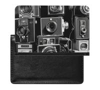 Retro Cool Camera Collection Passport Holder & Travel Wallet Passport Cover Protector Essentials with Credit Card Slots