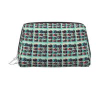 Retro Cool Camera Collection Print Stylish Makeup Bag for Women Cosmetic Travel Pouch Weekend Getaway Toiletry Bags