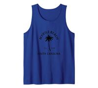 Retro Cool Myrtle Beach Mens Womens SC Beaches Palm Tree Tank Top