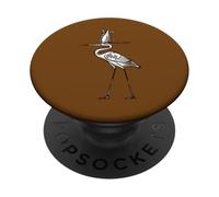 Retro Cool Pelican African Roots PopSockets Adhesive PopGrip