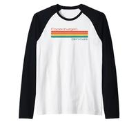 Retro Copenhagen Denmark Raglan Baseball Tee