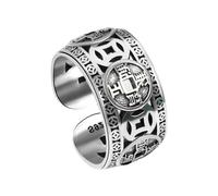 Retro Copper Alloy Band Handcrafted Aged Look Cultural Heritages Inspired Statement Accessory for Trendy Outfits Alloy Crafted Rings