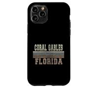 Retro Coral Gables Florida Case for iPhone 11 Pro