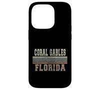 Retro Coral Gables Florida Case for iPhone 14 Pro