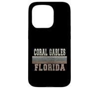 Retro Coral Gables Florida Case for iPhone 15 Pro