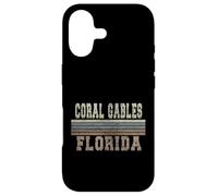 Retro Coral Gables Florida Case for iPhone 17