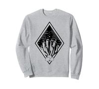 Retro Coral Reef Ocean Nature Marine Life Vintage Style Sweatshirt