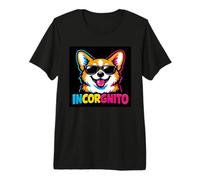 Retro Corgi Cute Funny Youth Life from Dad Mom Dog Meme Premium T-Shirt