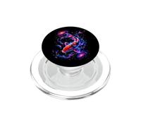 Retro Cosmic Koi Fish Galaxy Vintage Style Art PopSockets PopGrip for MagSafe