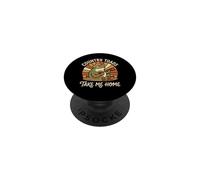 Retro Country Toads Take Me Home Frog Guitar Player PopSockets Adhesive PopGrip