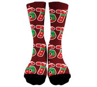 Retro Couple High Thermal Socks for Kids Novelty Print Cartoon Character Pattern Soft Stretchy Comfortable Comfortable Play Dress Up Party School Base