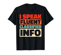 Retro Covert Operations Data - Vintage Intelligence Officer T-Shirt