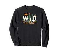 Retro Cowboy Old Western West Cactus Desert Landscape Sweatshirt