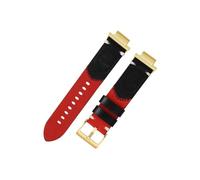 Retro Cowhide Watch band Fit for Casio G-SHOCK GA-2100 GA-2110 GBM-2100(Red-gold,For GA2100)