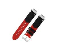 Retro Cowhide Watch band Fit for Casio G-SHOCK GA-2100 GA-2110 GBM-2100(Red-silver,For GA2100)
