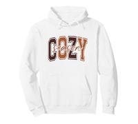 Retro Cozy Season Fall Vibes Autumn Lovers Coffee Fans Pullover Hoodie