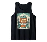 Retro Craft Beer Capital Shirt Colorado Hops Can Brewery Tank Top