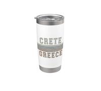 Retro Crete Greece Stainless Steel Insulated Tumbler