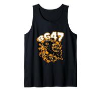 Retro Crow Floral Art, 8647 Unique Activist Inspired Artwork Tank Top