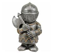 Retro Crusader Armor Knight Gnomes Guard Statues Yard Decor Garden Lawn Ornament (Guard E)