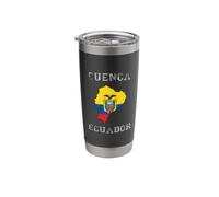 Retro Cuenca Ecuador Distressed Ecuador Flag Stainless Steel Insulated Tumbler
