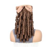 Retro Curly Ponytail Wig for Women Princess Style Hairpiece Comb for Quick Attachment for Parties Weddings and Performances Hair Extension for Daily Use(2M30)
